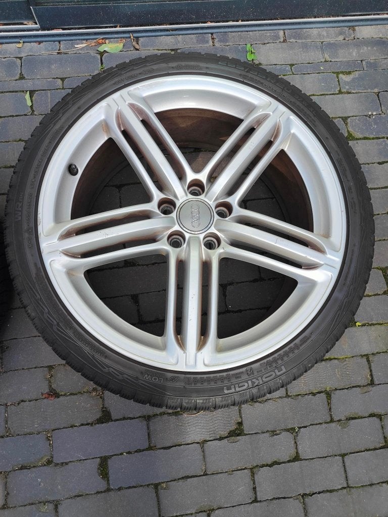 Winterbanden +velgen, Ophalen, Gebruikt, 255 mm, Banden en Velgen