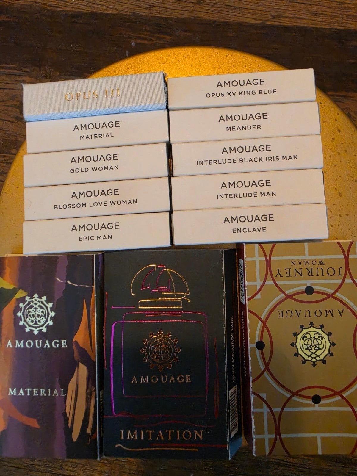 Amouage testers 16 verschillende 2ml, Ophalen of Verzenden