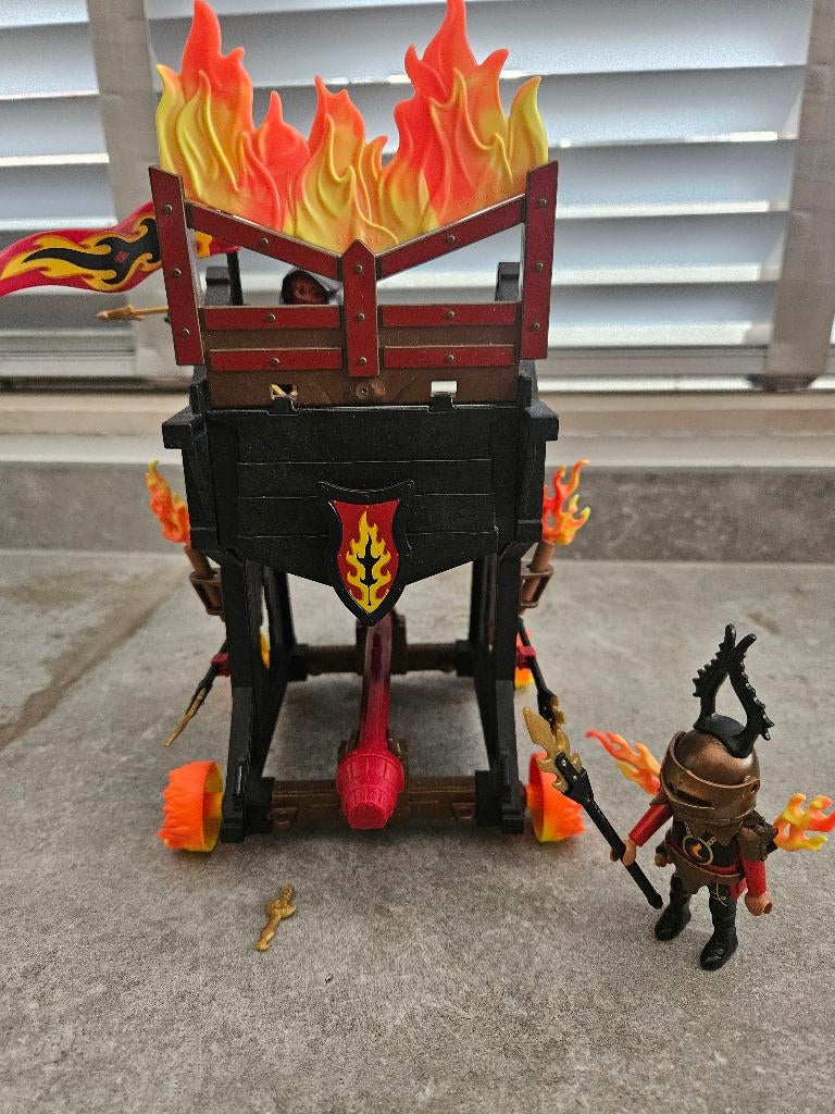 Playmobil Burnham Raiders vurige stormram 70393, Ophalen of Verzenden, Zo goed als nieuw, Complete set