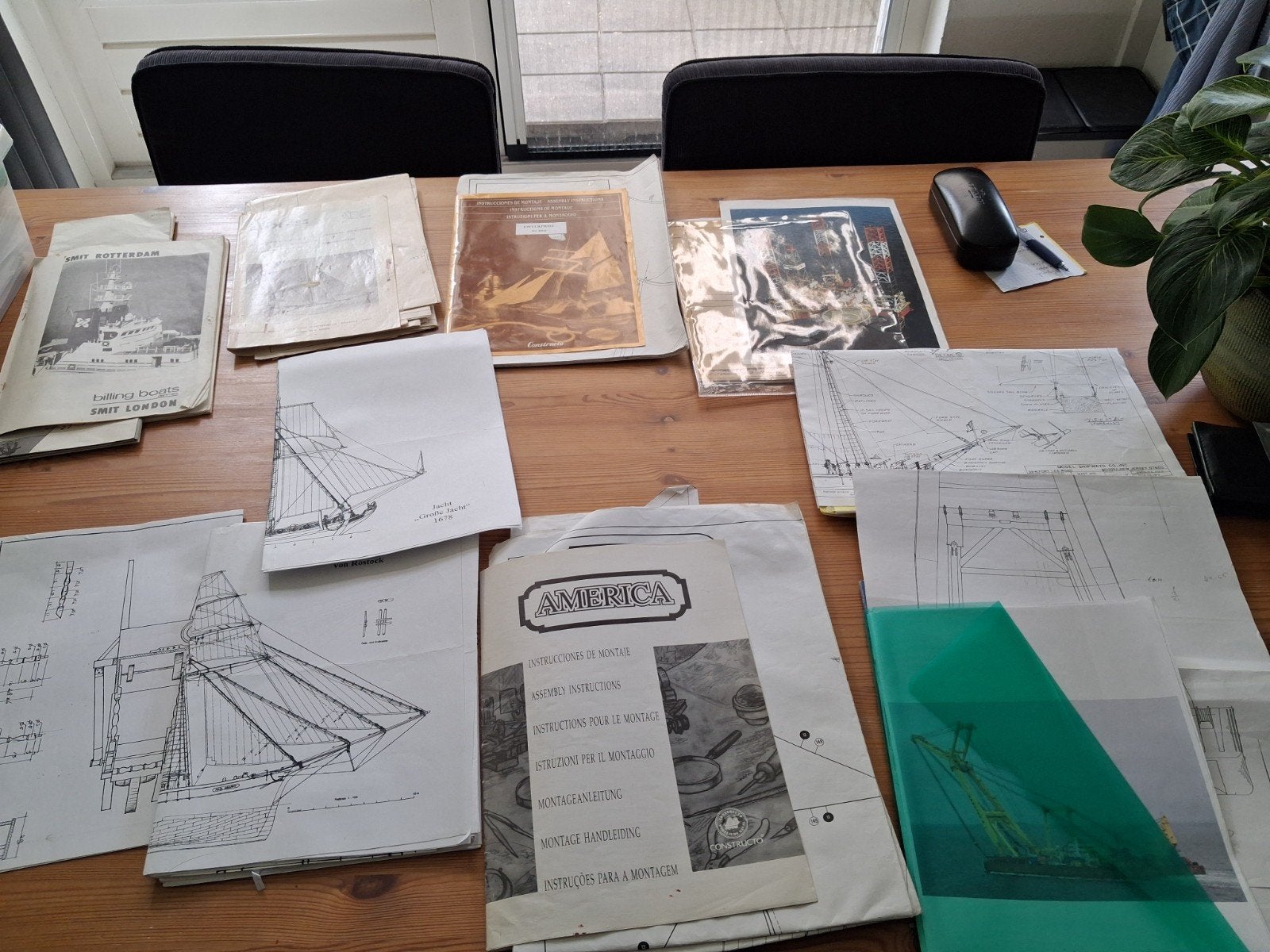 Bouwtekening van schepen smit Rotterdam e.a, Ophalen of Verzenden