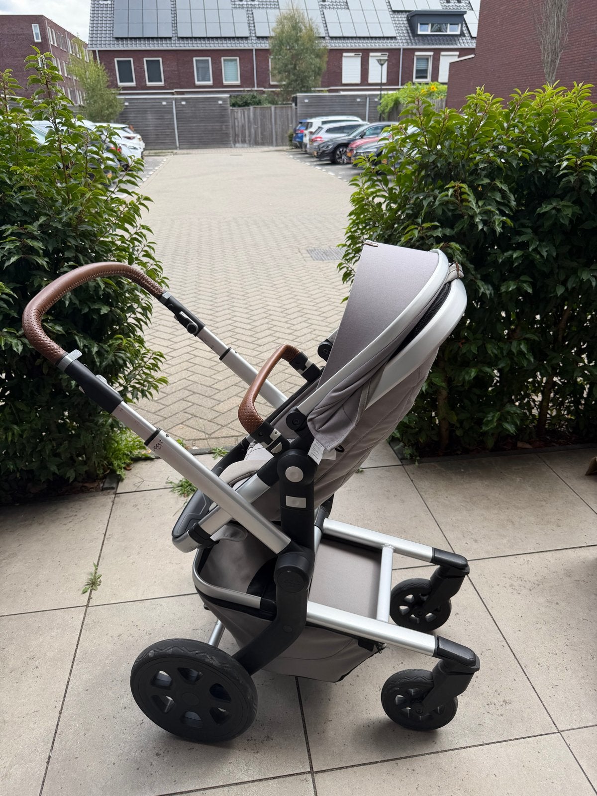 Joolz Day 3 Elephant Grey met reiswieg, voetenzak+sun cover, Kinderen en Baby's, Kinderwagens en Combinaties, Gebruikt, Combiwagen