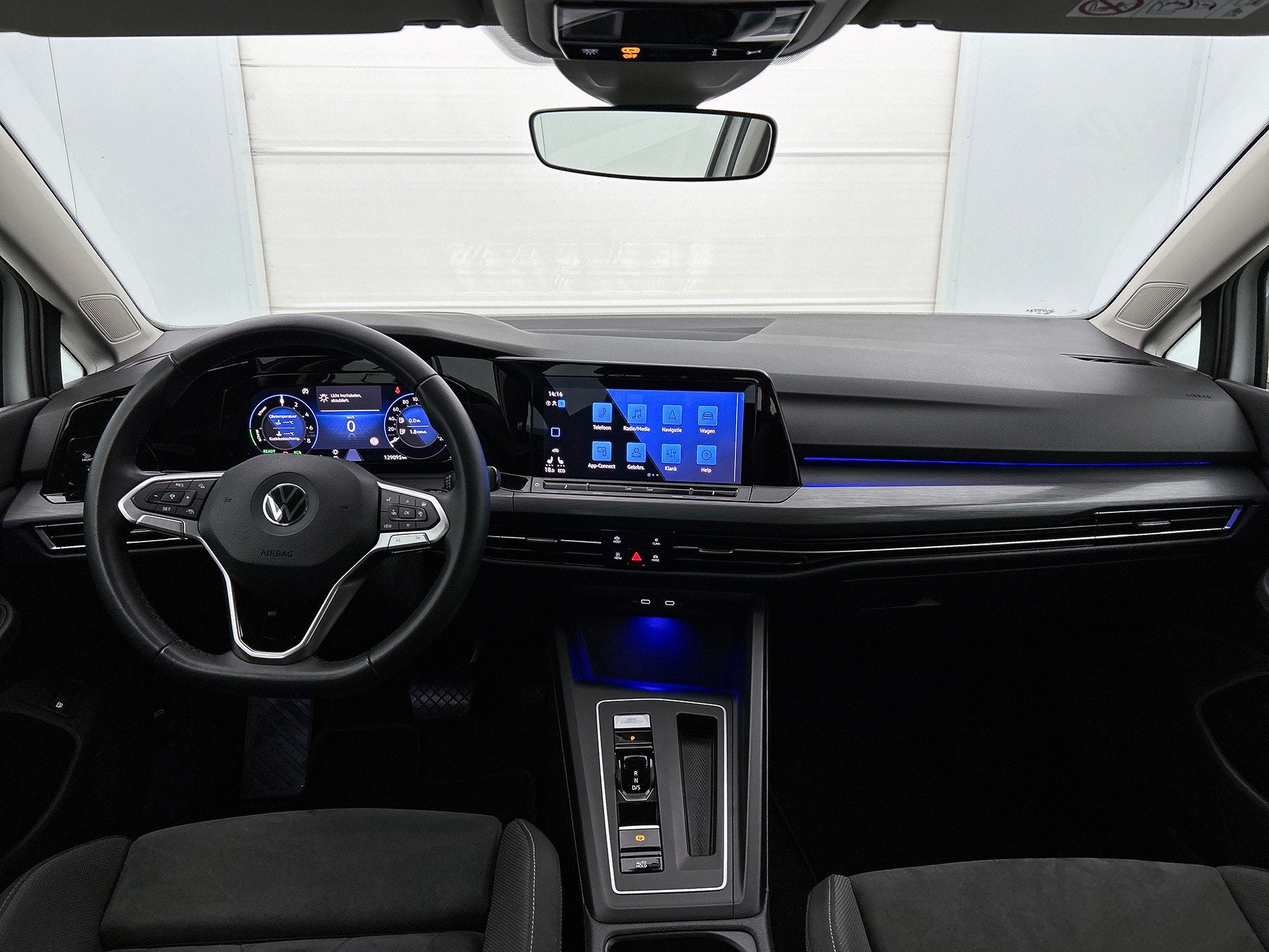 Volkswagen GOLF 1.4 eHybrid Style (Goed ondH, Digitale Dash,, 1490 kg, Gebruikt, Wit, Onderhoudsboekje