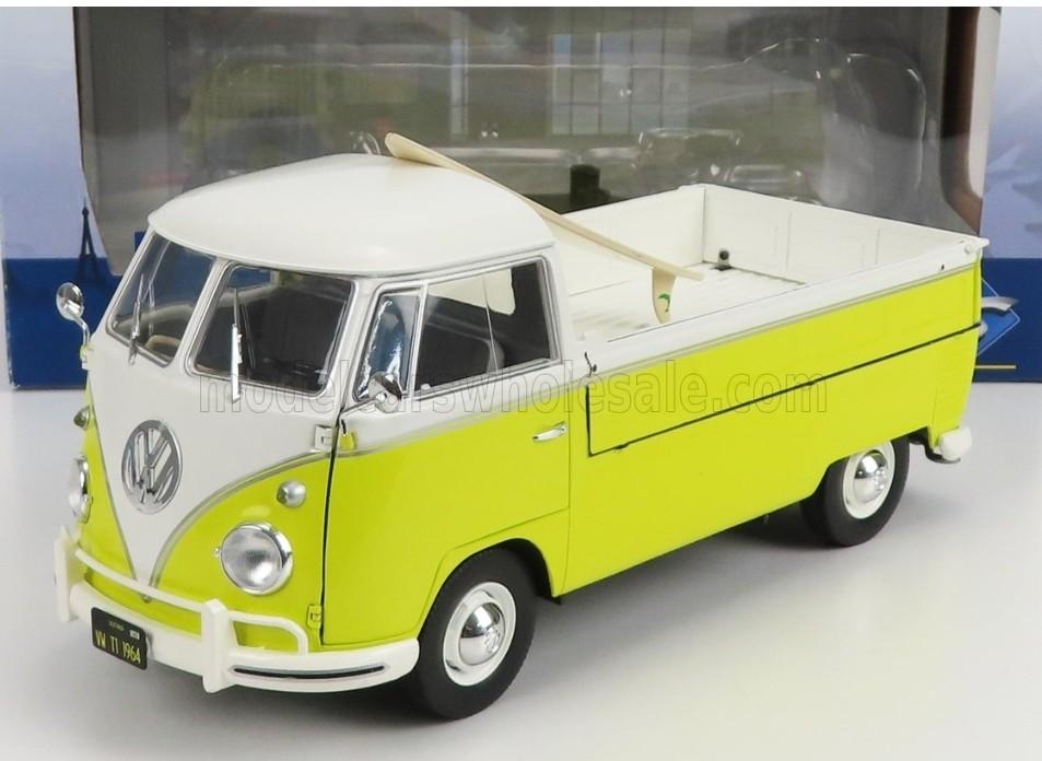 1:18 Volkswagen T1 Pick Up uit 1950 Geel/Wit Solido, Ophalen of Verzenden, Nieuw, Auto, Solido