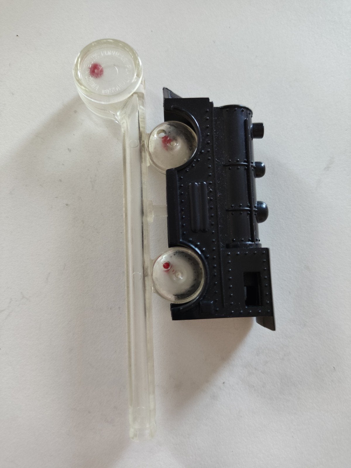 Fluitje met zwarte locomotief, Overige merken, Gebruikt, Ophalen of Verzenden, Gelijkstroom