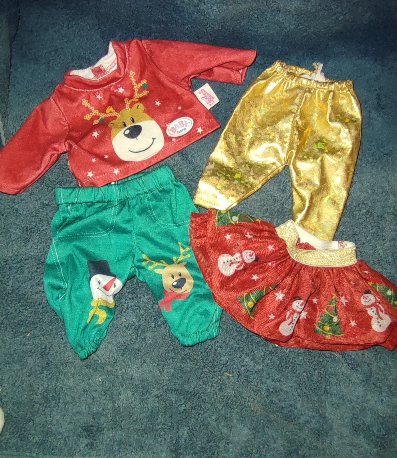 Zapf Baby Born Kerst Kleding en Accessoires Set, Ophalen of Verzenden, Zo goed als nieuw, Babypop