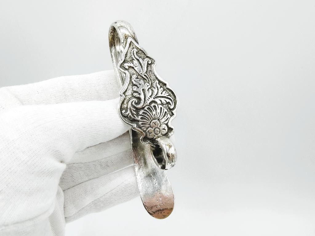 Zilveren tashaak, J. de Vries, Amsterdam, 1782, Verzenden, Zilver