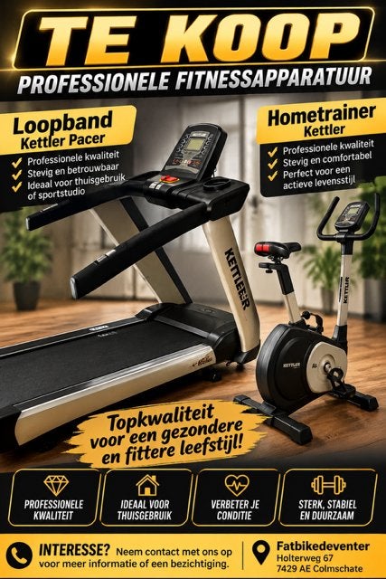 loopband en hometrainer en roeimachine, Overige materialen, Benen, Gebruikt, Ophalen of Verzenden