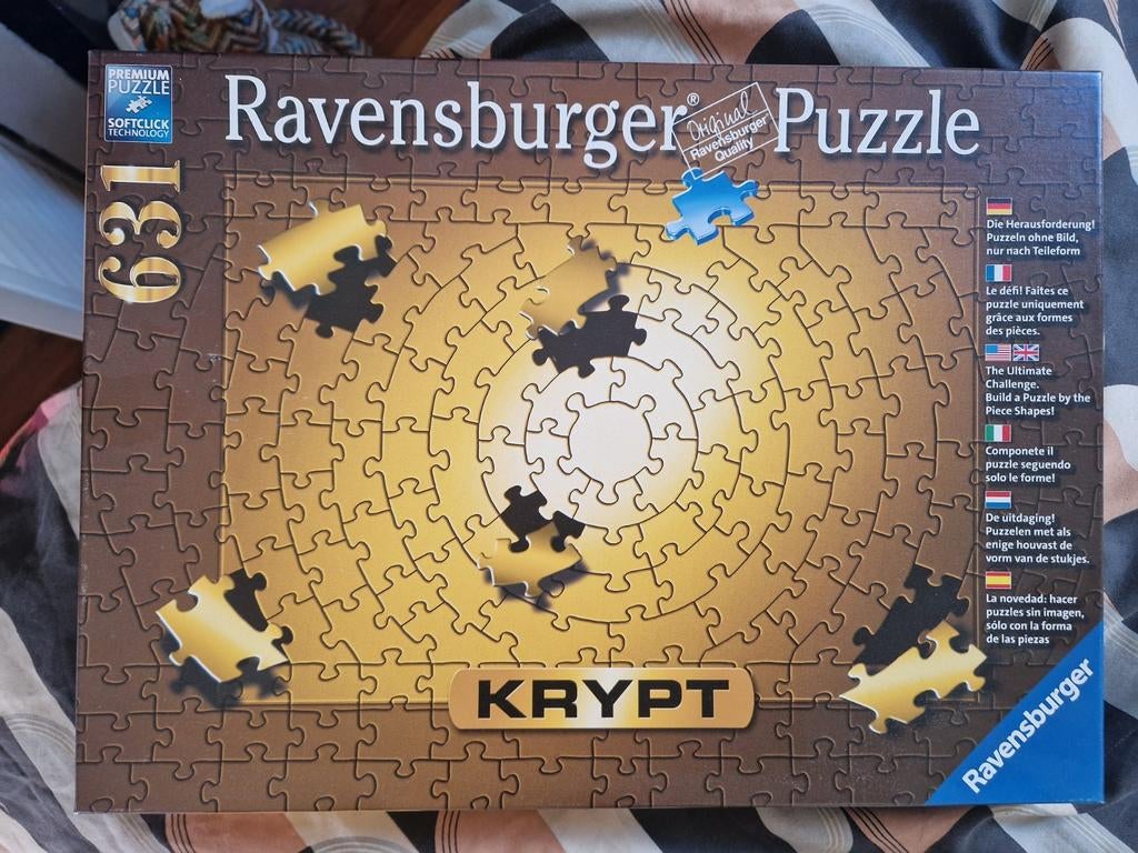 Ravensburger Krypt 631 stukjes, Ophalen, 500 t/m 1500 stukjes, Gebruikt, Legpuzzel