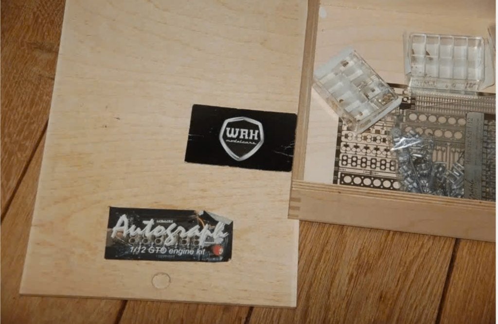 1:12 FERRARI 250 GTO Autograph transkit engine zie INFO WRH, Verzenden, Zo goed als nieuw, 1:9 t/m 1:12, Auto