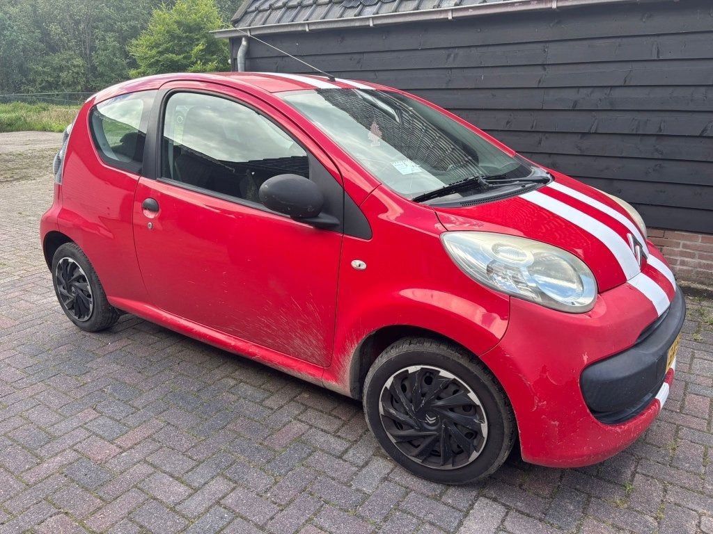 Citroën C1 1.0 3-DRS 2008 Rood, Auto's, Citroën, Particulier, C1, Airbags, Bluetooth, USB, Benzine, A, Hatchback, Handgeschakeld
