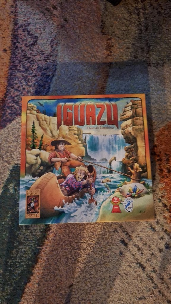 Te koop: Iguazu van uitgever 999-Games., Hobby en Vrije tijd, Vijf spelers of meer, Ophalen, Zo goed als nieuw, 999 Games