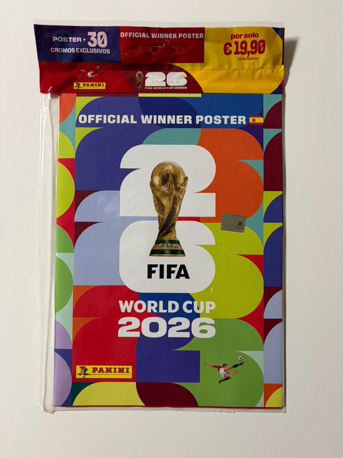 Panini WK 2026 Winner Poster, Ophalen of Verzenden, Zo goed als nieuw, Sticker