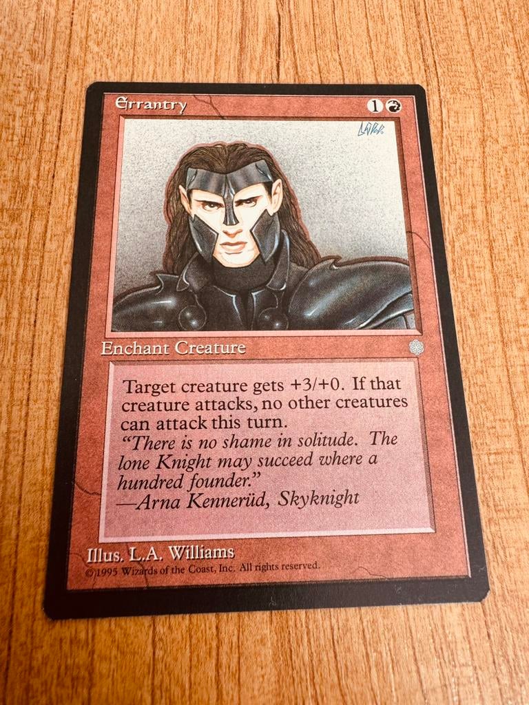 Magic The Gathering Deckmaster | Errantry, Ophalen, Zo goed als nieuw, Losse kaart