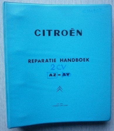 Citroen 2CV AZ AY werkplaatsboek 1967 1968 (azay), Verzenden