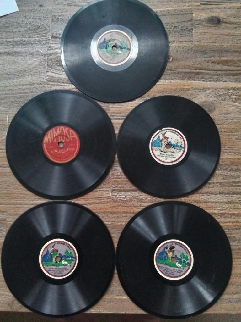 Grammofoonplaatjes uit 1930 / 5 stuks / 6inch., Overige formaten, Overige typen, Ophalen of Verzenden, Zo goed als nieuw