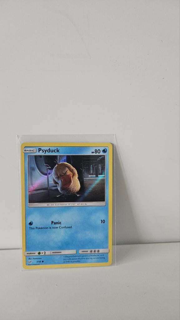 Pokémon Kaart: Psyduck, Ophalen of Verzenden, Zo goed als nieuw, Losse kaart