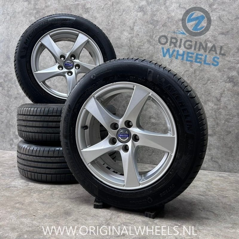 16 inch originele Hera velgen + zomerbanden Volvo V40 314230, -, Banden en Velgen, Ophalen of Verzenden, -