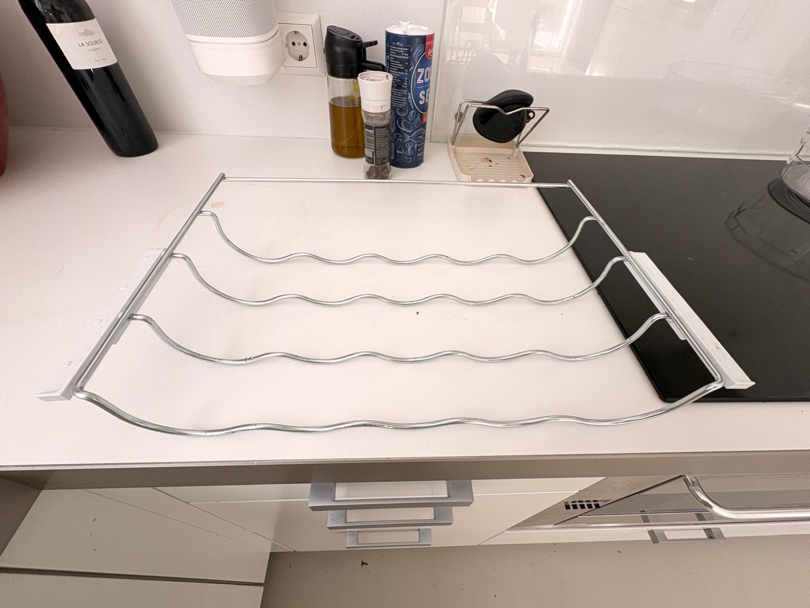 Liebherr verchroomd flessenrooster / flessenrek, Ophalen of Verzenden, Gebruikt