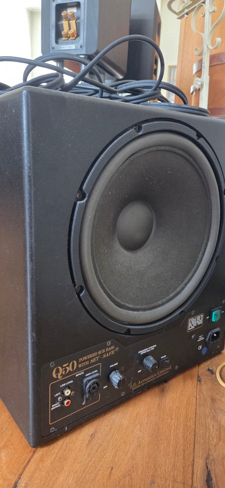 REL Acoustics Q50 Powered Subwoofer, Audio, Tv en Foto, Ophalen