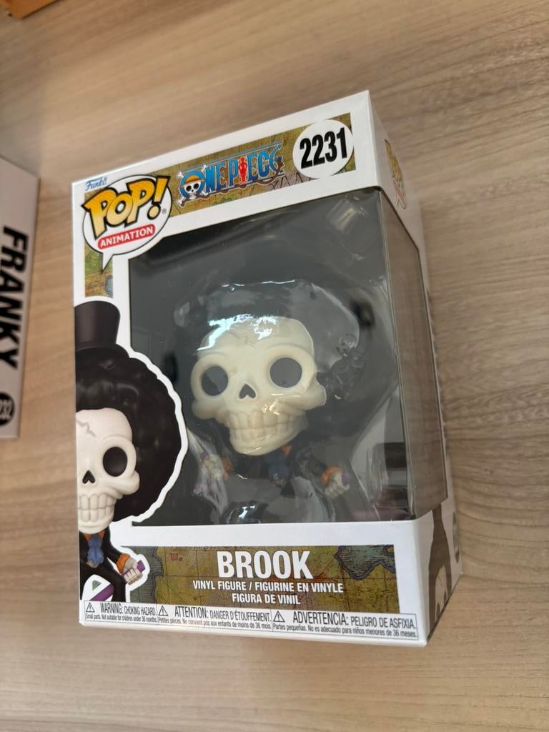 Brook #2231 Funko Pop! Animation One Piece Vinyl Figure, Funko Europe, Ophalen of Verzenden, Zo goed als nieuw, 4th floor, 1 Queen Caroline St, London W6 9YN, Verenigd Koninkrijk
