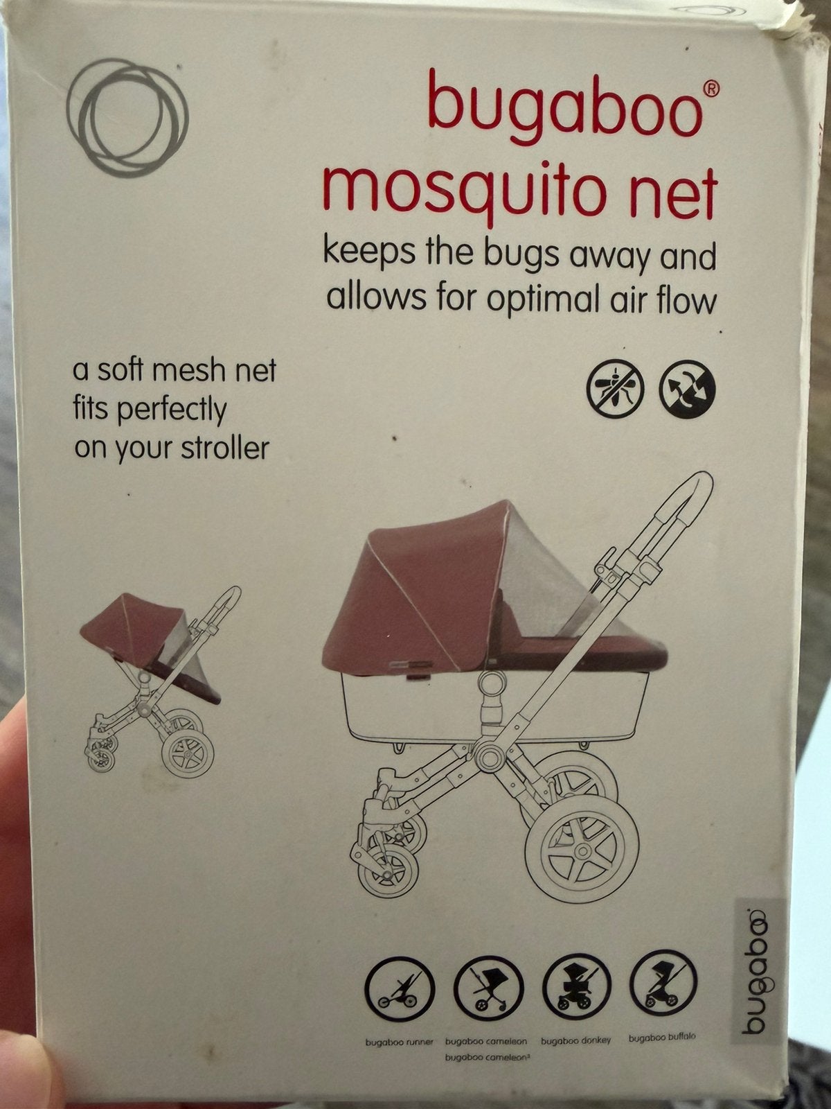 Bugaboo mosquito net universeel, Ophalen, Zo goed als nieuw, Bugaboo
