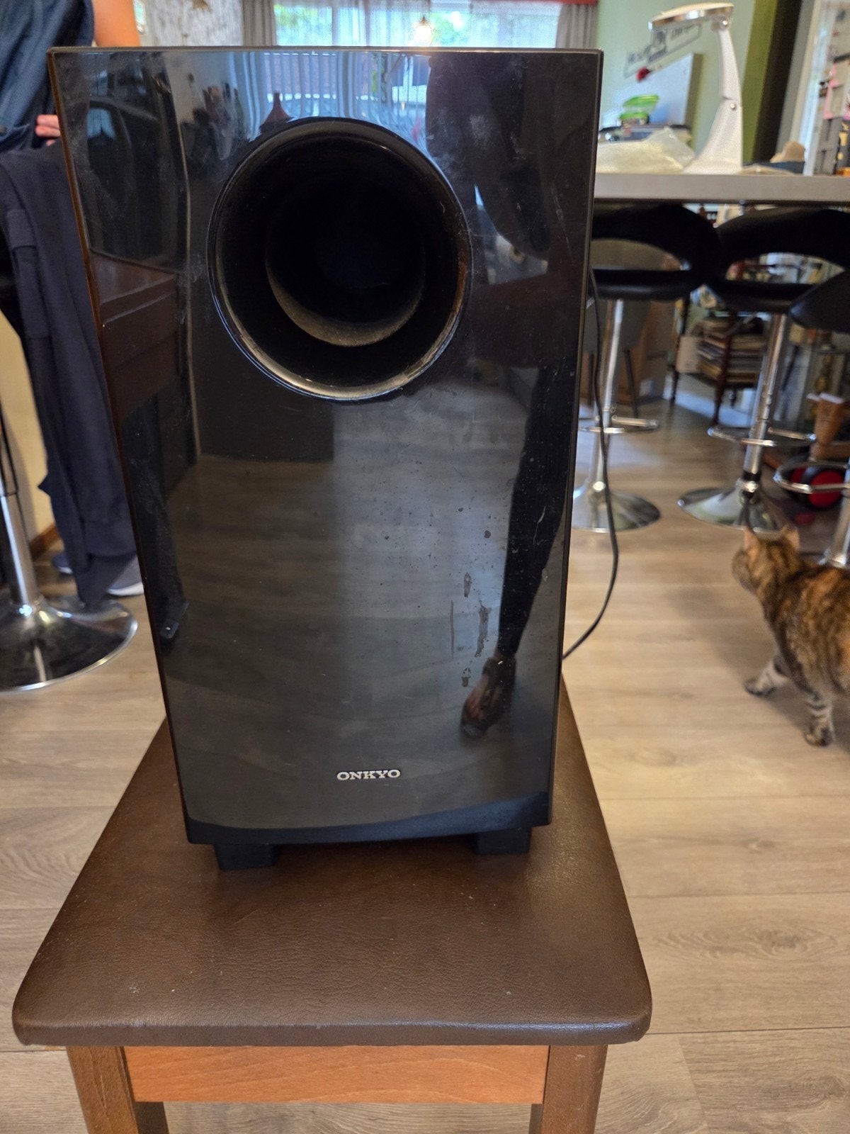Onkyo SKW-538 subwoofer in prima staat, Audio, Tv en Foto, Luidsprekers, Ophalen