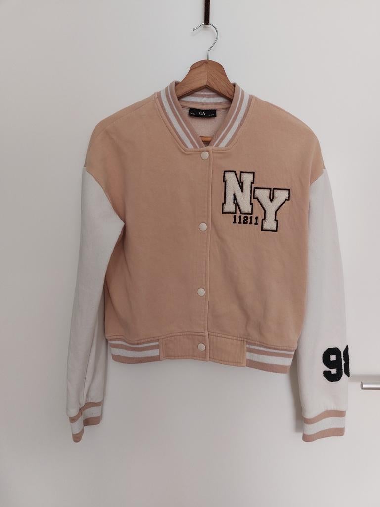 Leuk C&A jack baseball jack C&A maat 158-164 z.g.a.n., Ophalen of Verzenden, C&A, Meisje, Jas