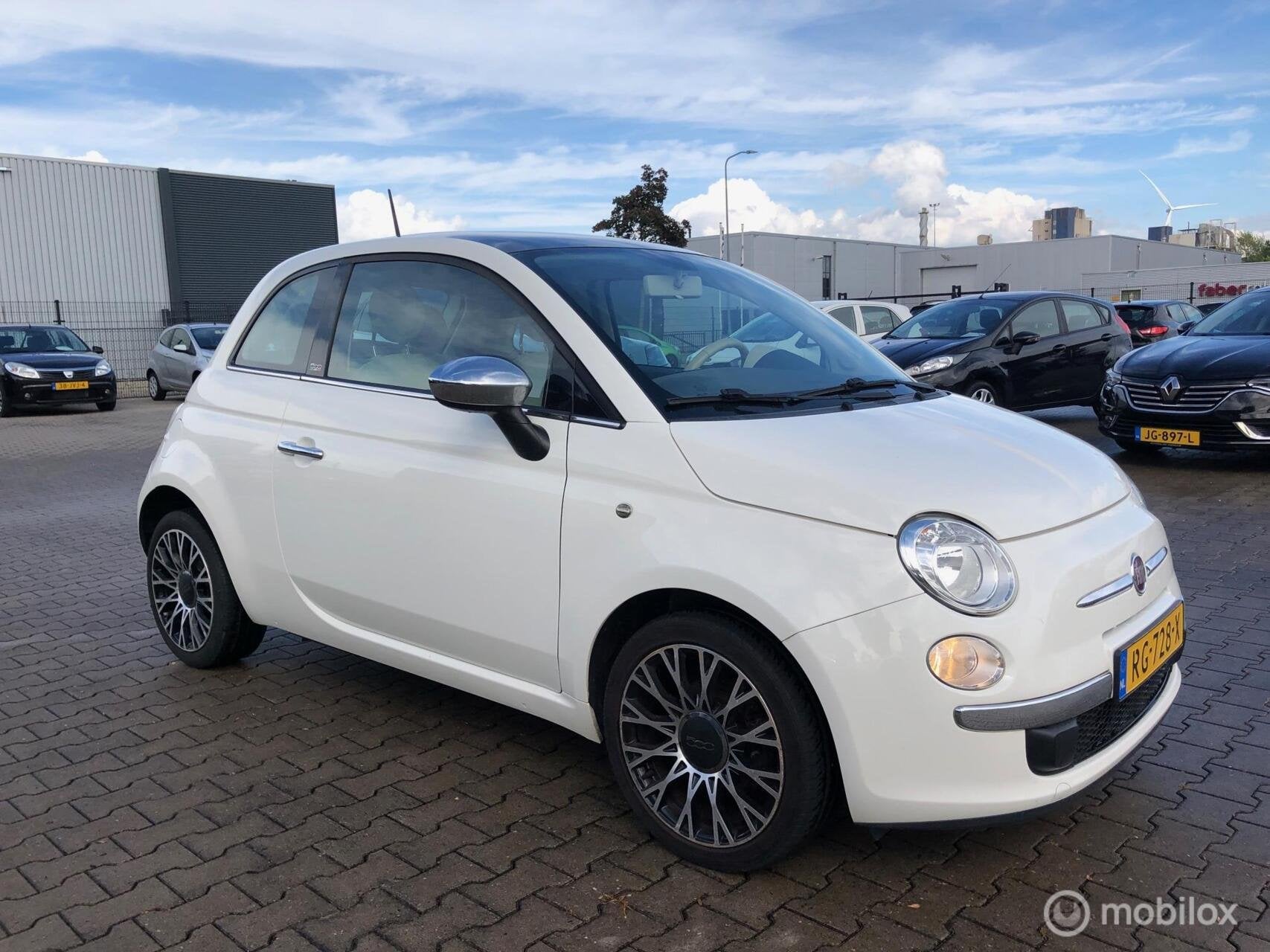 Fiat 500 0.9 TwinAir Turbo 500S Pamodak Airco Ecc, Voorwielaandrijving, Stof, Gebruikt, Handgeschakeld
