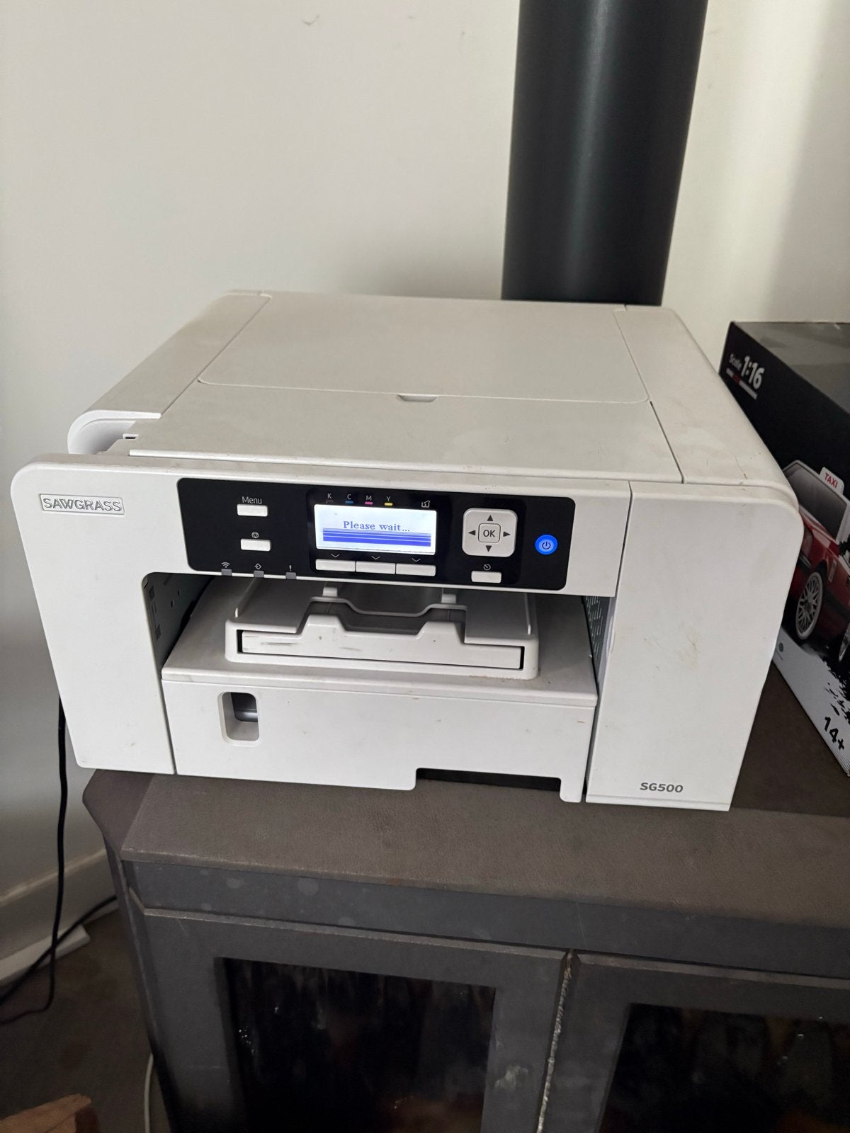 Sawgrass SG500 sublimatie printer + nieuwe inktcartridge, Computers en Software, Printer, Ophalen of Verzenden, Zo goed als nieuw