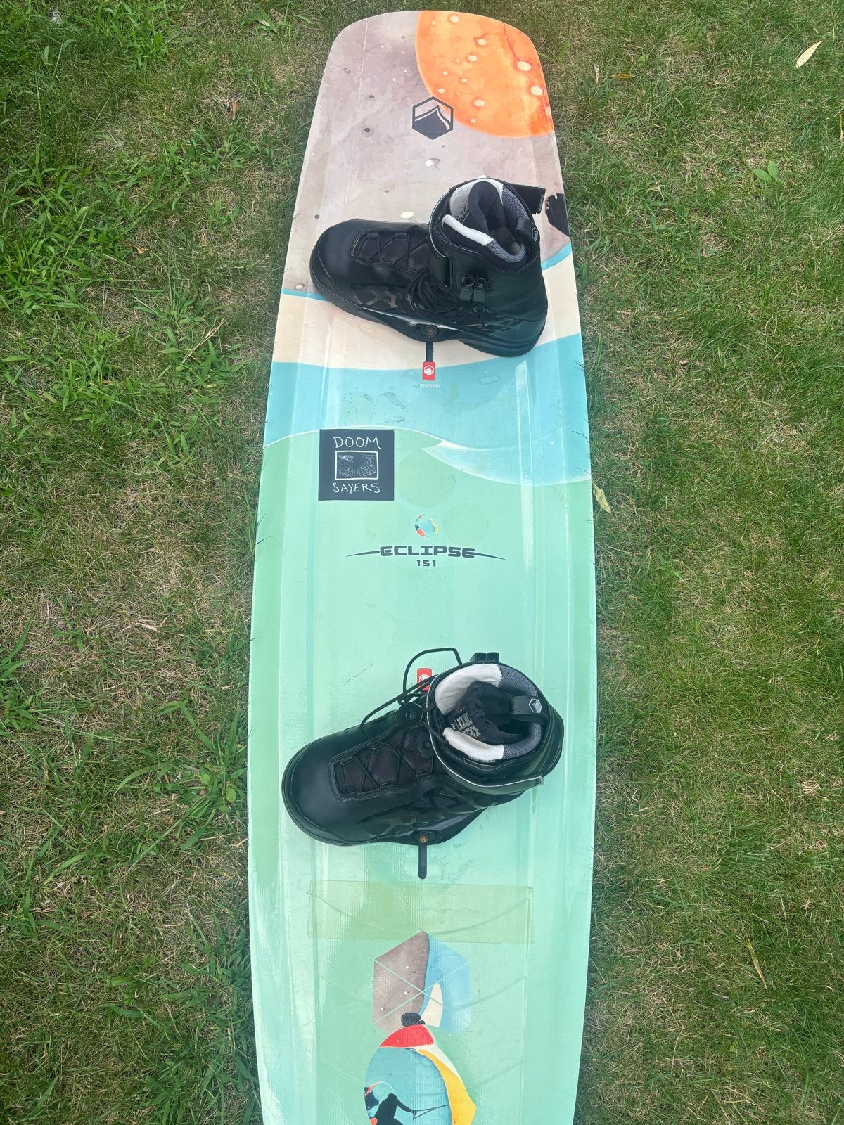 Liquid Force Eclipse 151 Wakeboard met schoenen (maat 45), Ophalen of Verzenden, Gebruikt, Board en Schoenen