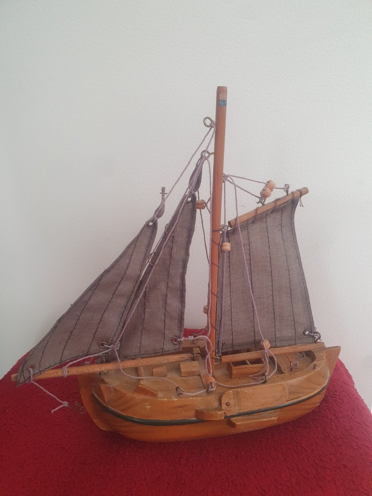 Modelbouw Zuiderzeebotter platbodem, Ophalen