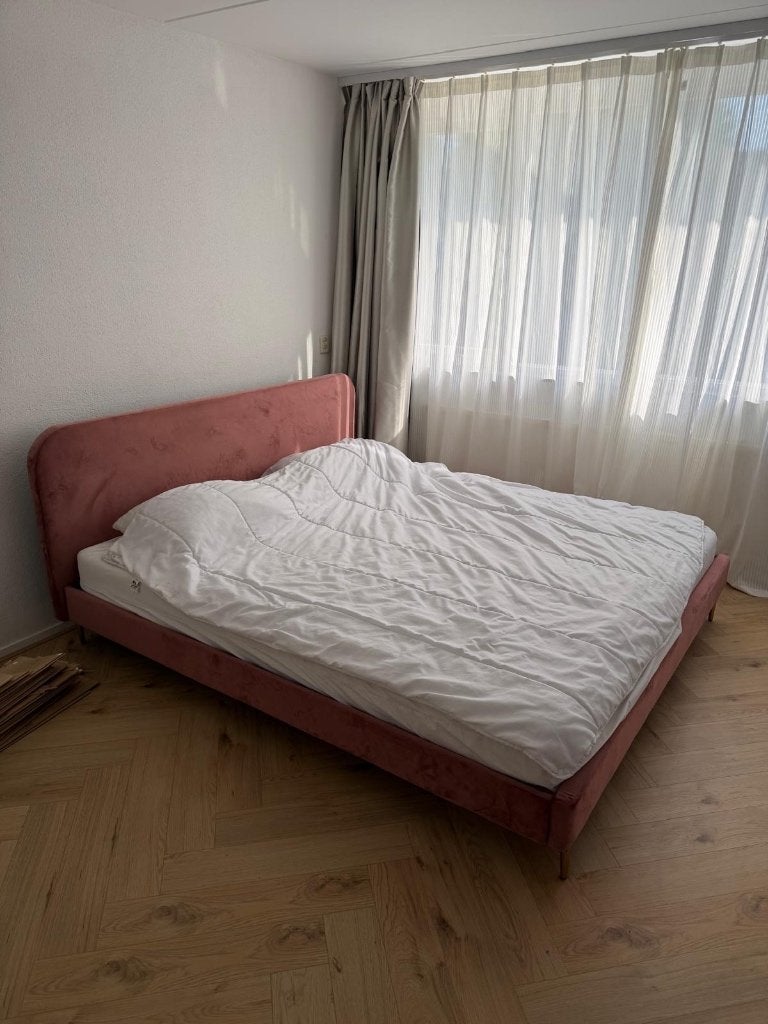 Cama doble 180x200 con colchón, Huis en Inrichting, Slaapkamer | Bedden, Ophalen, Gebruikt, Overige kleuren, Tweepersoons