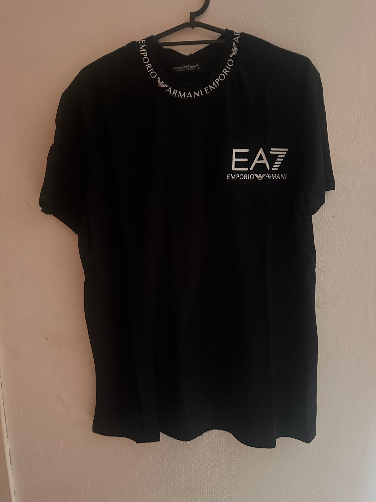 Emporio Armani EA7 T-shirt Zwart, Kleding | Heren, T-shirts, Ophalen of Verzenden, Nieuw, Maat 46 (S) of kleiner, Zwart