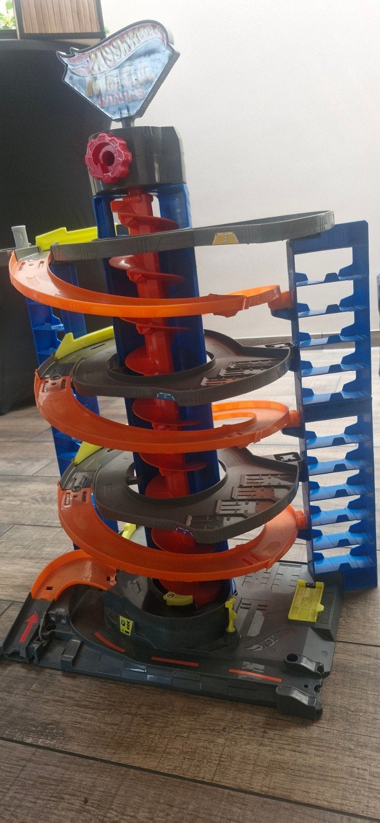 Hot Wheels Mega Garage - afhalen maasmechelen Belgie, Ophalen of Verzenden, Gebruikt