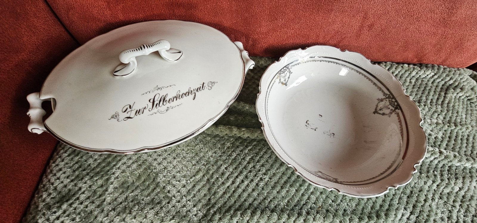 Soepterrine en schaal, Antiek en Kunst, Ophalen