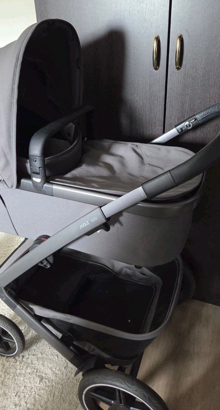 Joolz Geo3 kinderwagen |  Pure Grey, Gebruikt, Combiwagen, Verstelbare duwstang, Ophalen