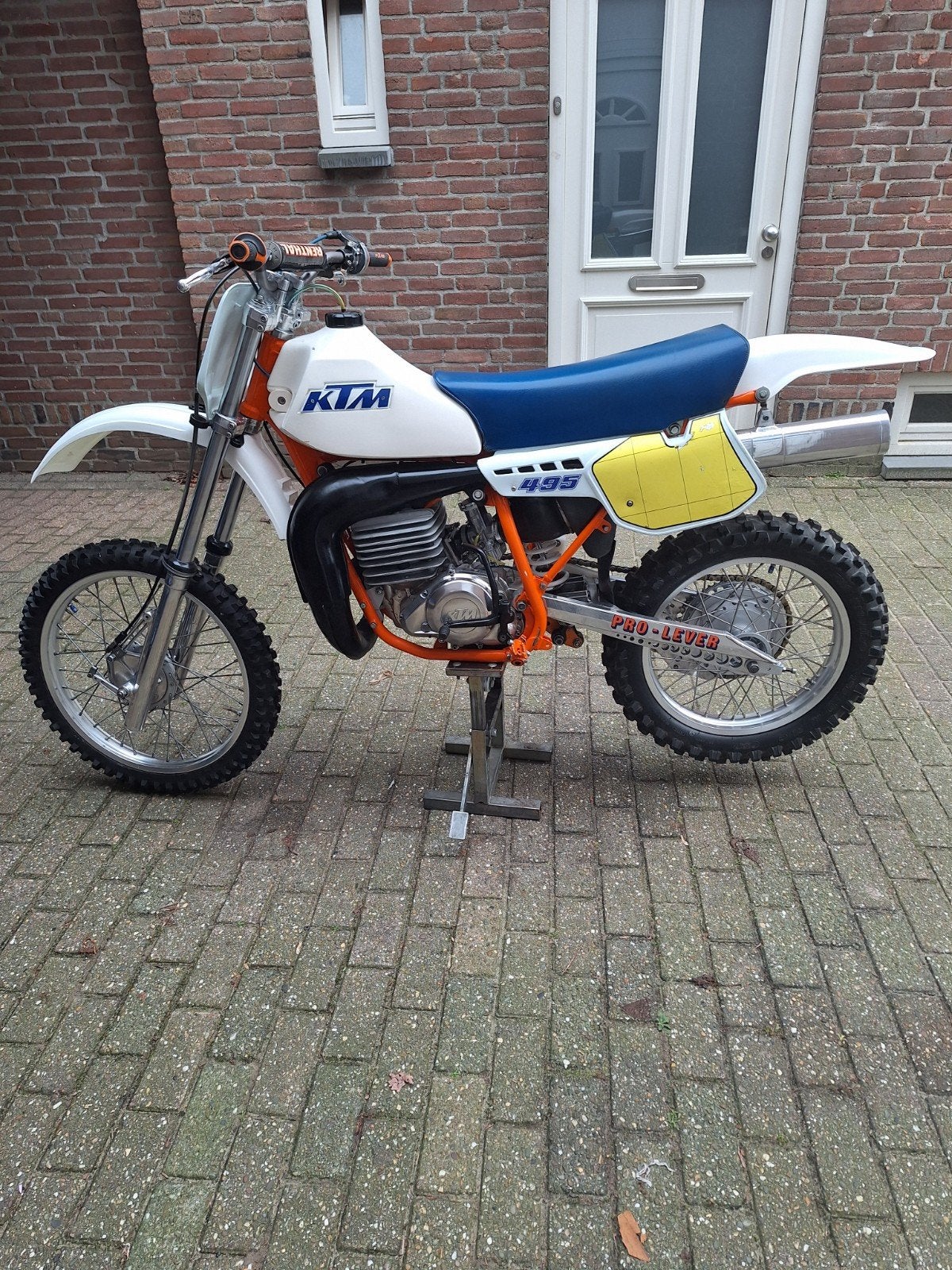 KTM 495 Crossmotor 1984 (blok 1981) - Showroomstaat, 495 cc, Crossmotor, Handgeschakeld, 1 cilinder