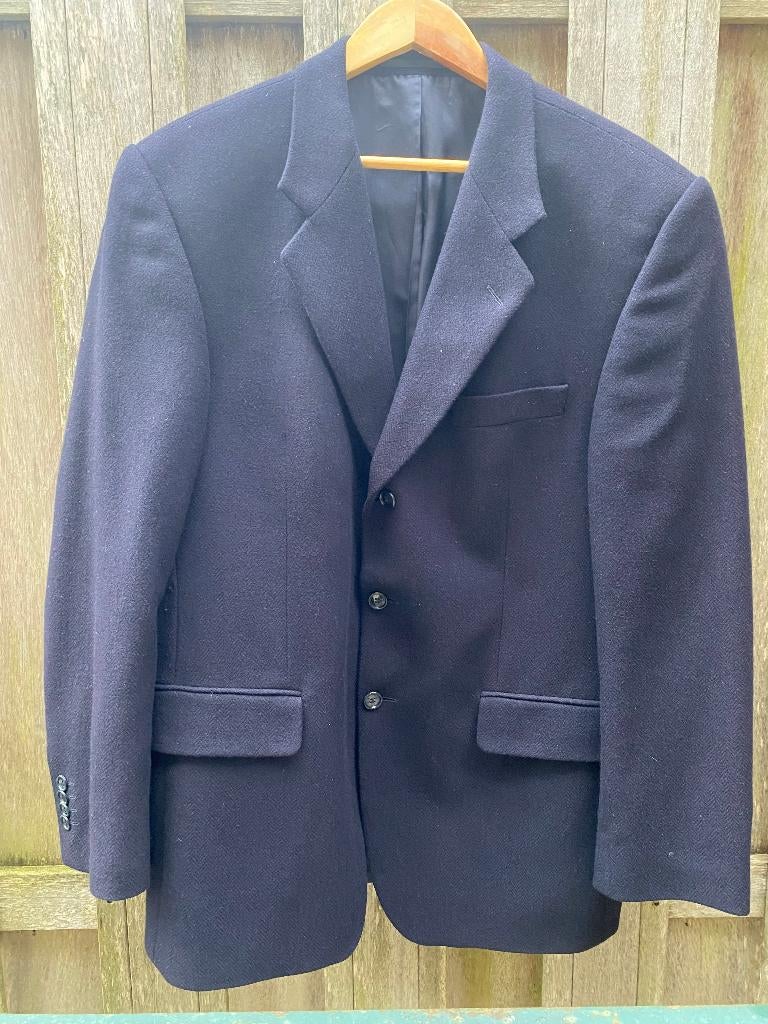 ***BOS Men Shop*** Wol / cashmere blazer maat L NIEUW, Maat 52/54 (L), Blauw, Nieuw, Ophalen of Verzenden