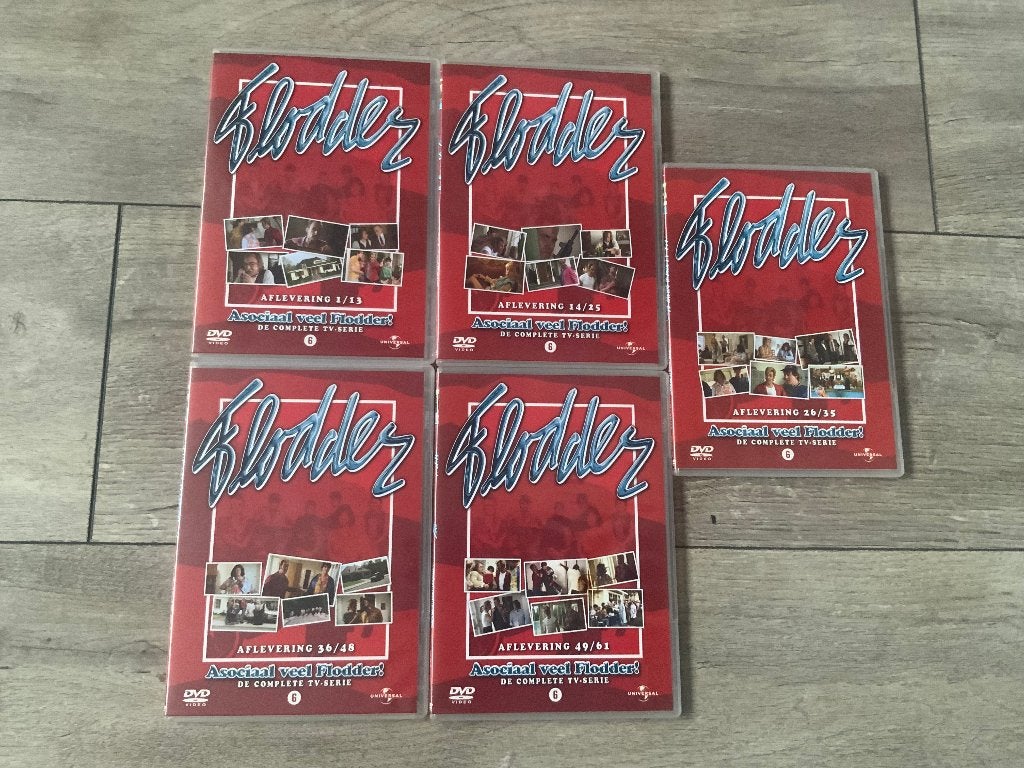 DVD's - Flodder - Complete TV Serie, Cd's en Dvd's, Dvd's | Tv en Series, Alle leeftijden, Ophalen of Verzenden, Zo goed als nieuw
