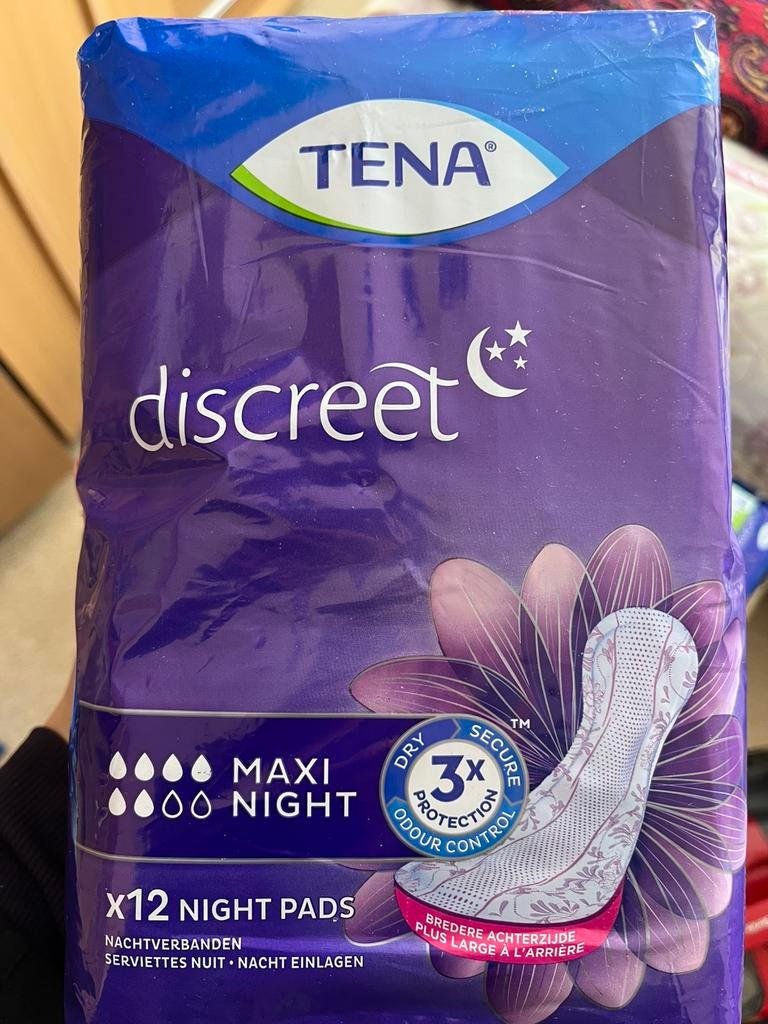Tena discreet maxi night, Ophalen, Nieuw