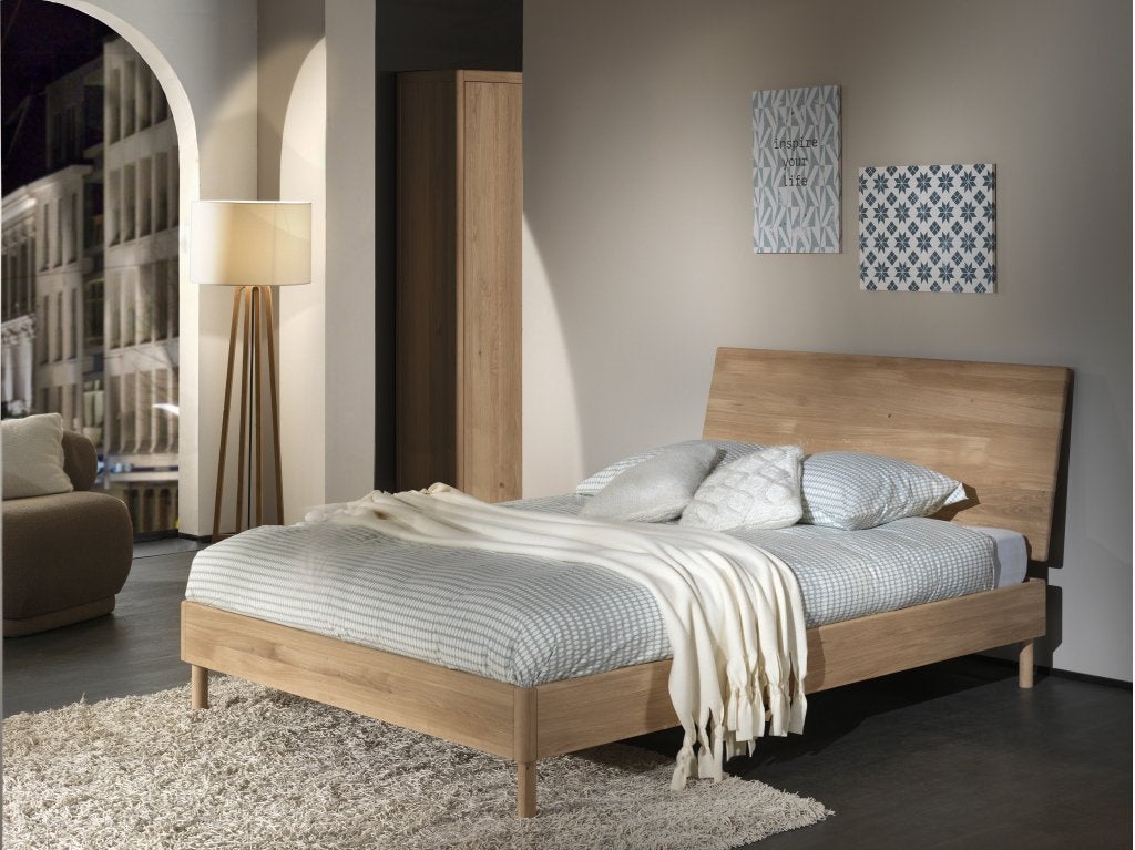 Forrest Oak 2-persoonsbed - 140/160/180x200 - Massief eiken, Huis en Inrichting, Niet ingevuld, Niet ingevuld, Niet ingevuld