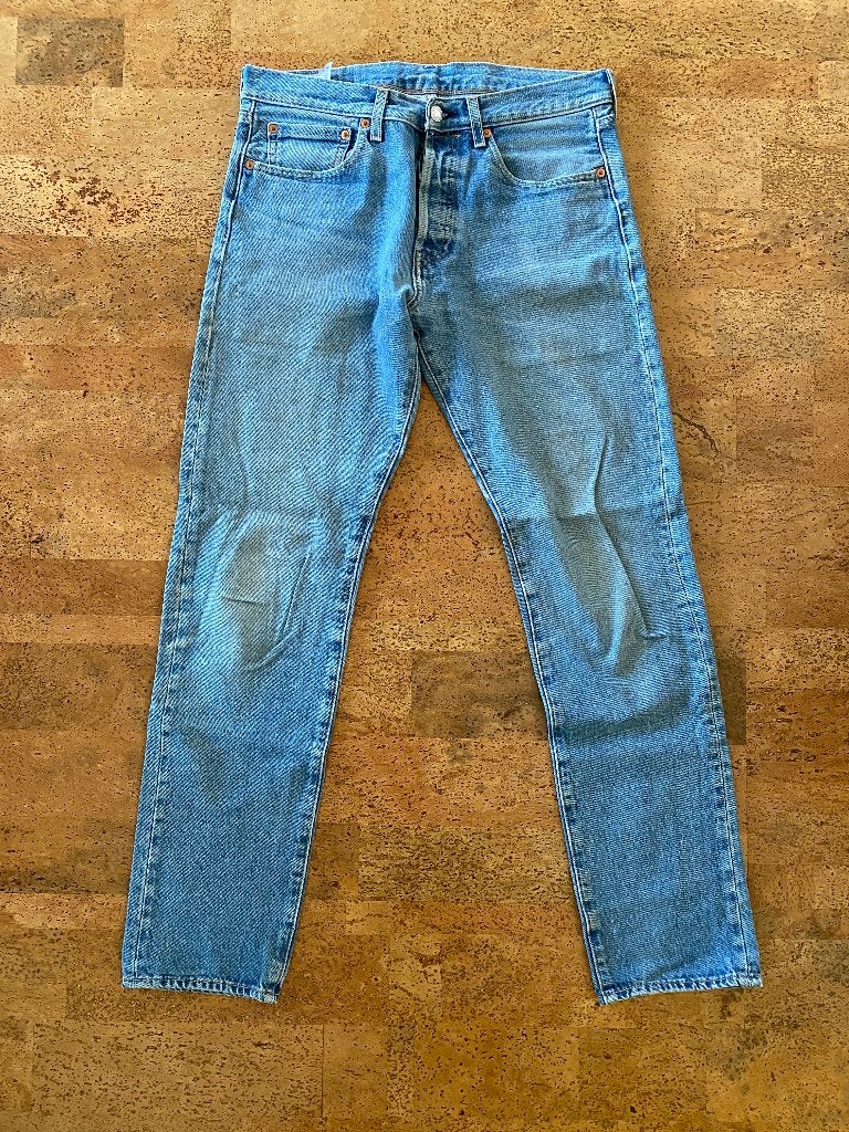 Levi's 501 ST (Slim Taper) W32 L 34, Kleding | Heren, Levi's, Blauw, W32 (confectie 46) of kleiner, Ophalen of Verzenden