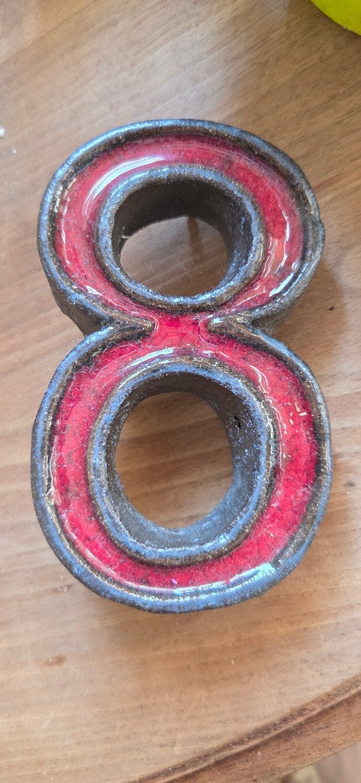 Keramieken huisnummer 8, Ophalen of Verzenden