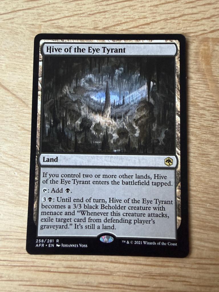 Hive of the Eye Tyrant (Mint), Ophalen of Verzenden, Nieuw, Losse kaart