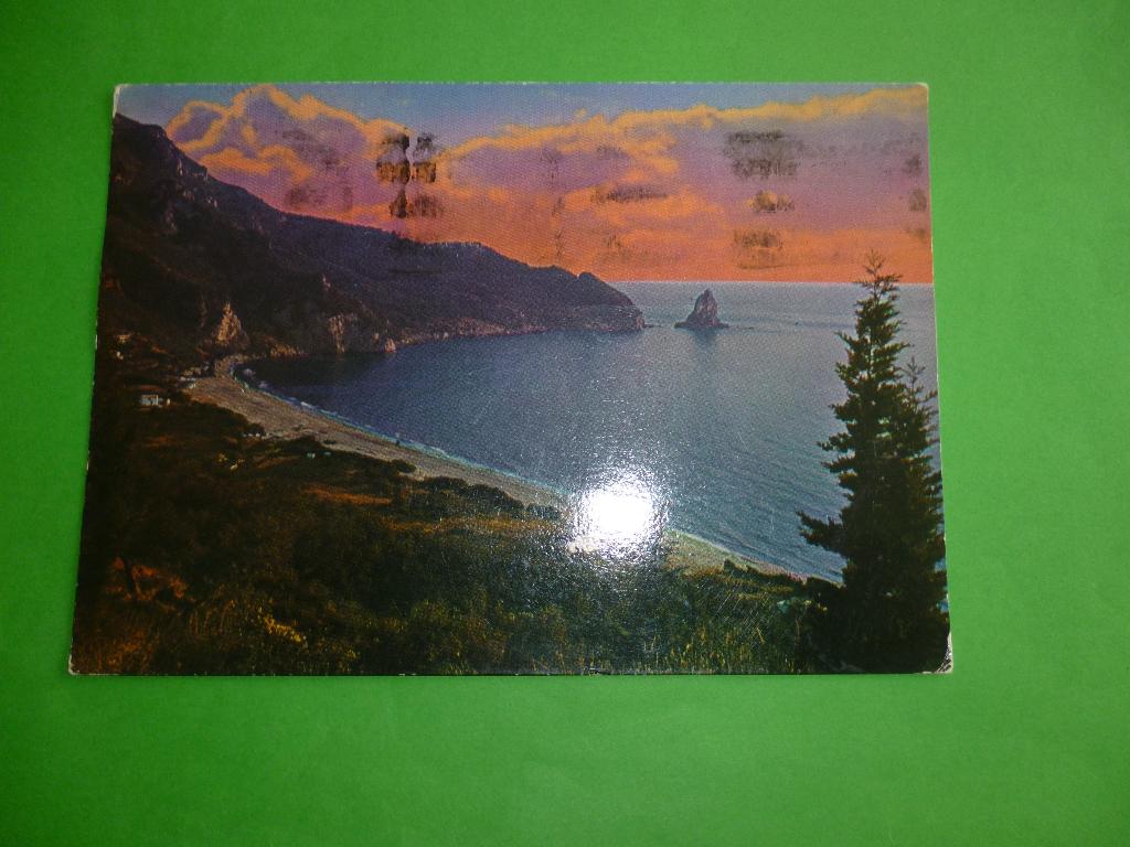 ansichtkaart Corfu Griekenland, Ophalen of Verzenden, 1980 tot heden, Gelopen, Overig Europa