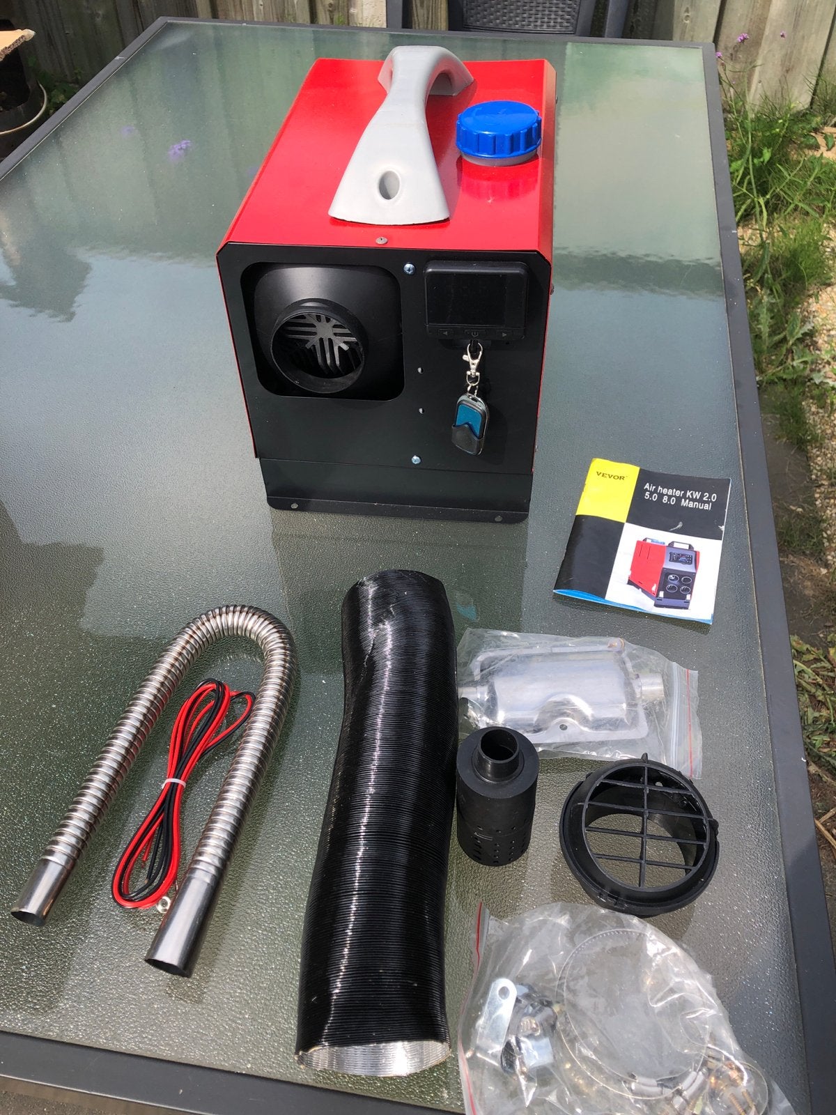 Vevor 8KW Diesel Luchtverwarmer 12V met Afstandsbediening, Ophalen, Nieuw