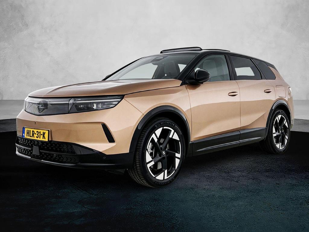 Opel Grandland Electric GS 73 kWh | Schuif-/Kanteldak | 360, Auto's, Opel, Stof, Gebruikt, 213 pk, SUV of Terreinwagen