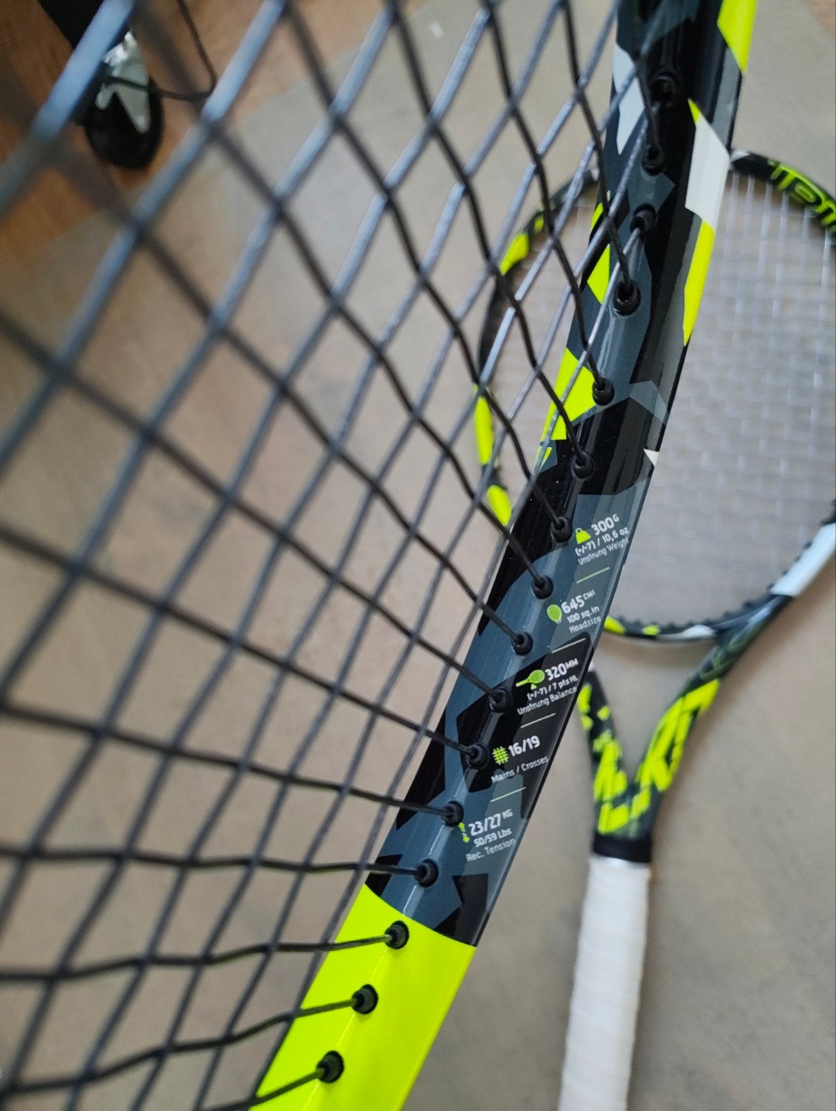 2 x Babolat Pure Aero Tennisrackets L4 300 gram 100sq, L4, Ophalen of Verzenden, Zo goed als nieuw, Racket