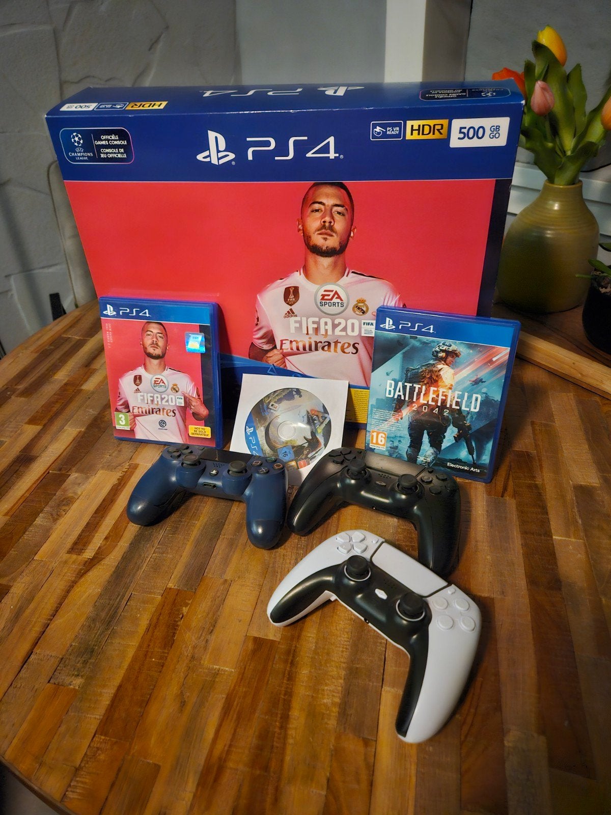 PS4 Slim 500gb set 3 controllers en games, Spelcomputers en Games, Spelcomputers | Sony PlayStation 4, Ophalen, Met 3 controllers of meer