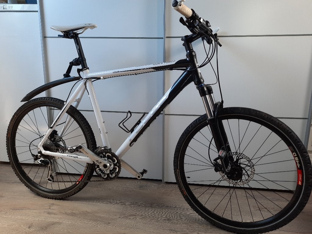 Focus Black Forest Mountainbike XXL - Zwart/Wit, Gebruikt, 57 cm of meer, Hardtail, Heren